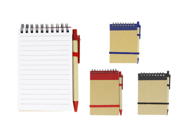 Mini Spiral Notebook with Pen