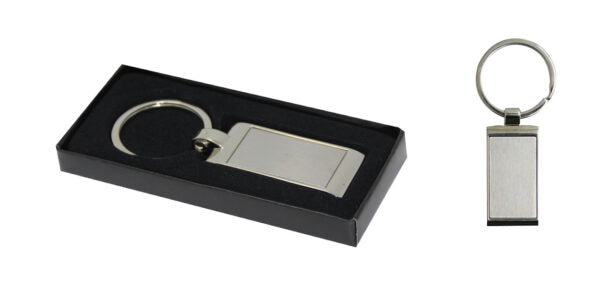 Square Metal Keychain