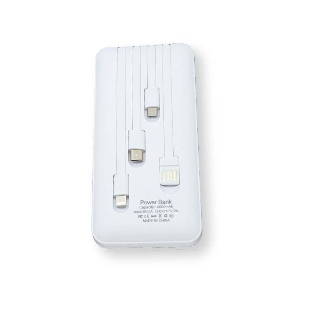Power Bank 10000mAh - back view