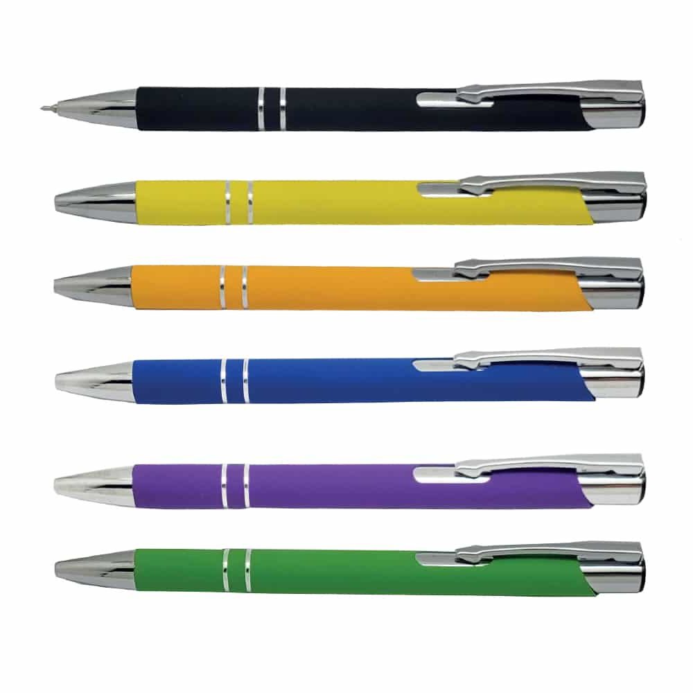 Rubber Coated Metal Pen