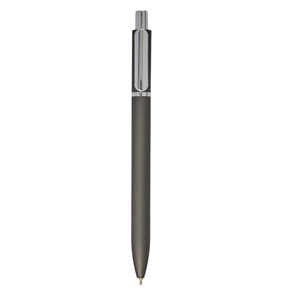 Silver Clip Metal Gel Pen Grey