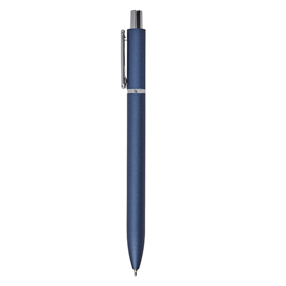 Silver Clip Metal Gel Pen Blue
