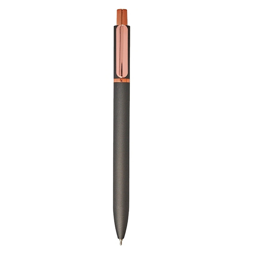 Gold Clip Metal Gel Pen Grey