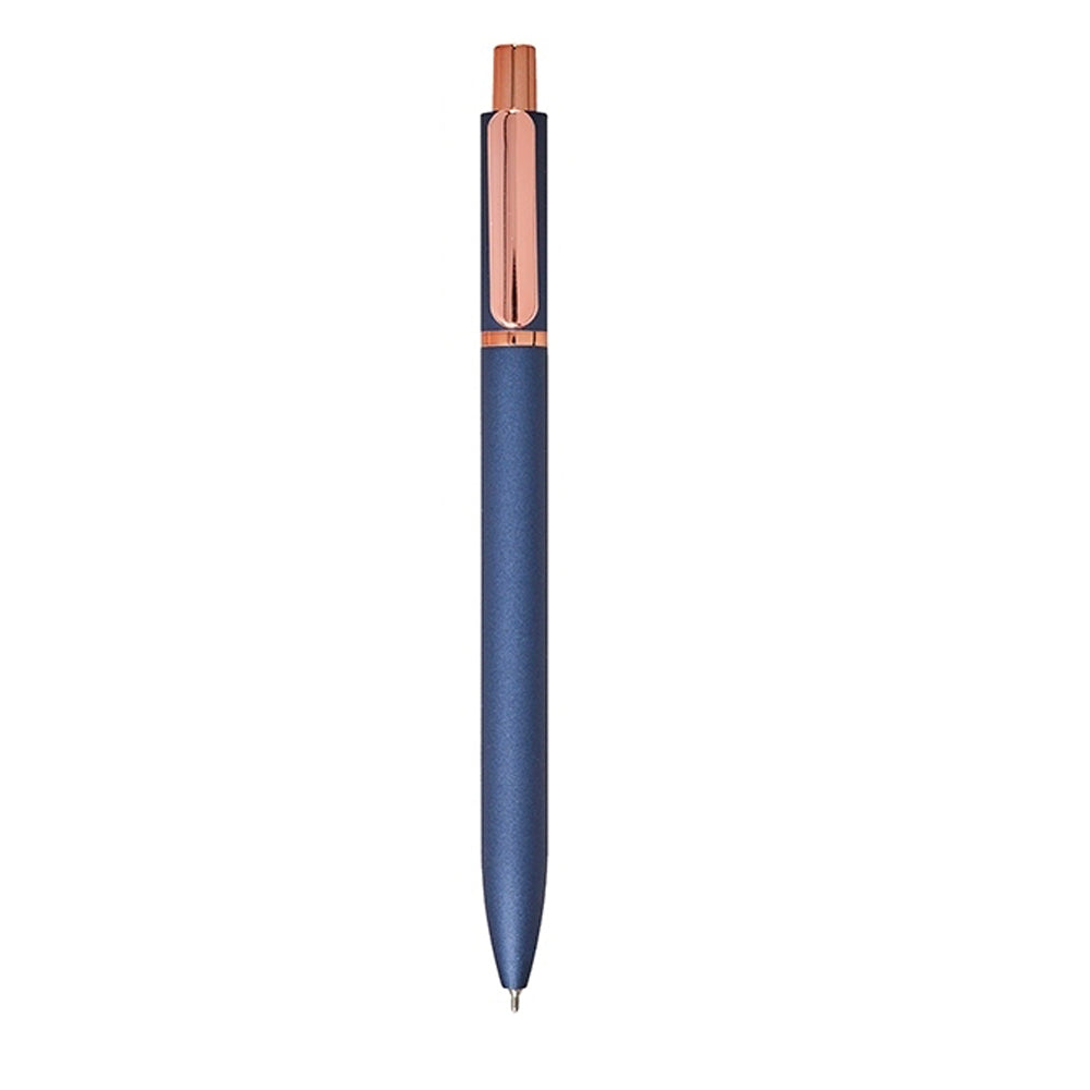 Gold Clip Metal Gel Pen Blue