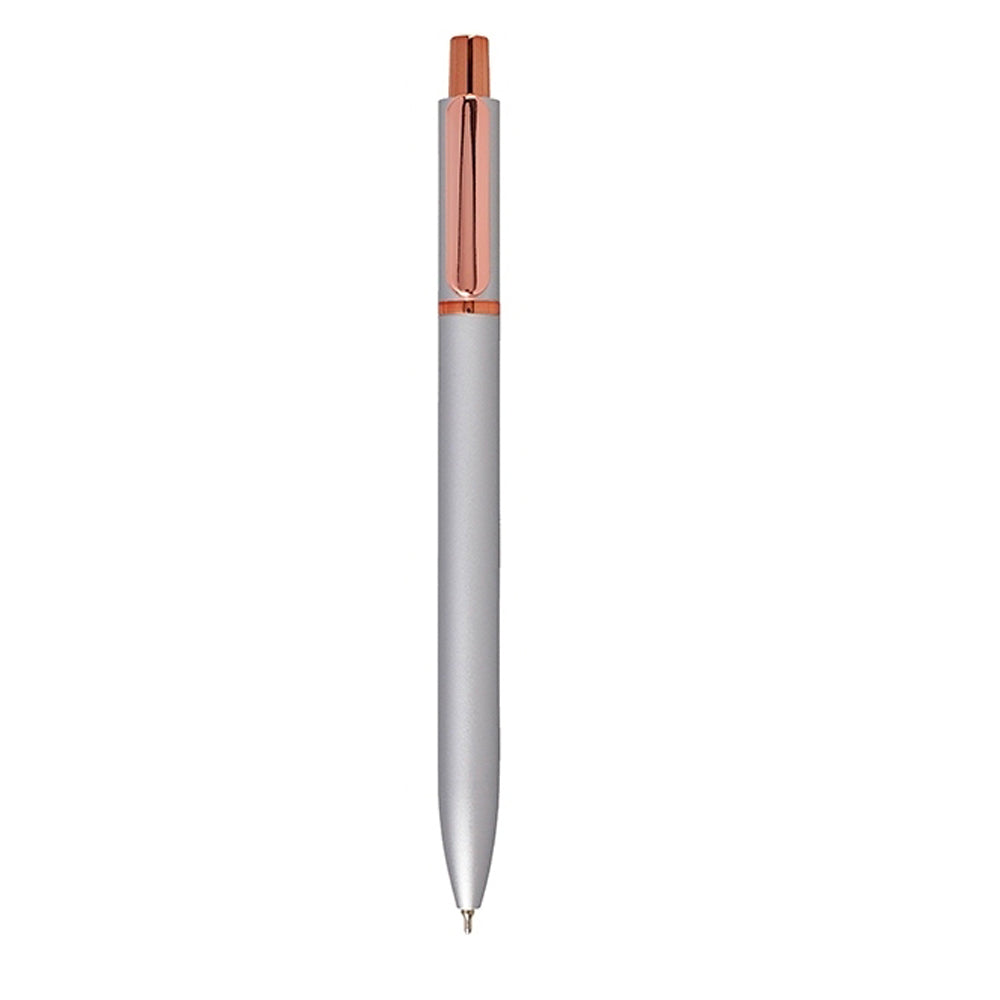 Gold Clip Metal Gel Pen Silver