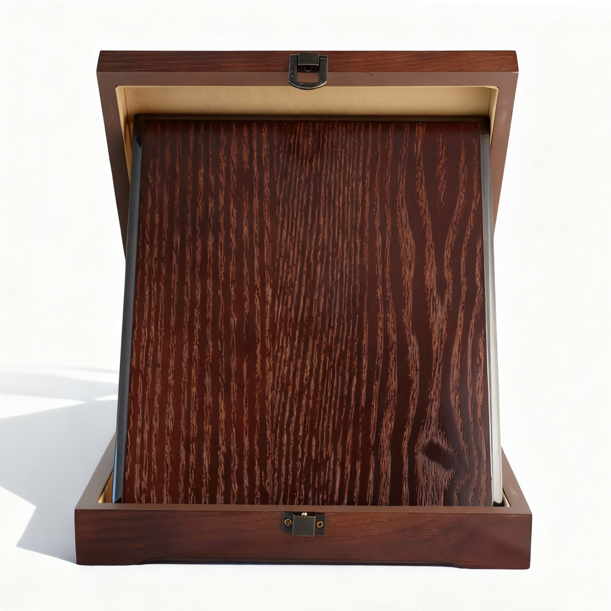 Engraved wooden plaque, detail