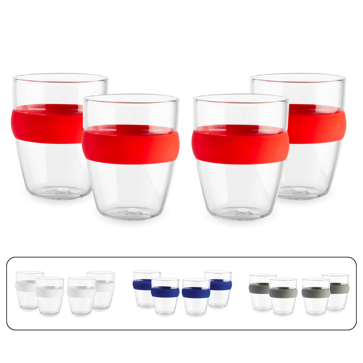 Indonesia 4 Glass Cups Set 150ml