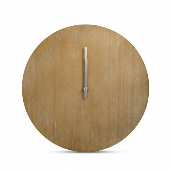 Wooden Minimalist Wall Clock