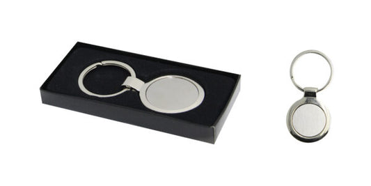 Round Metal Keychain