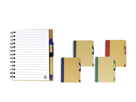 Large Spiral Notebook with Pen
