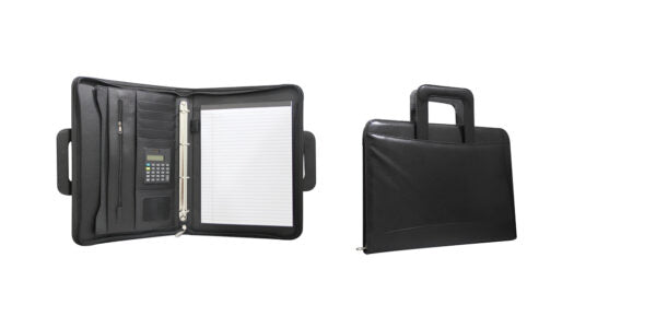 Zippered Leather Portfolio
