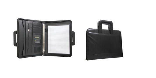 Zippered Leather Portfolio
