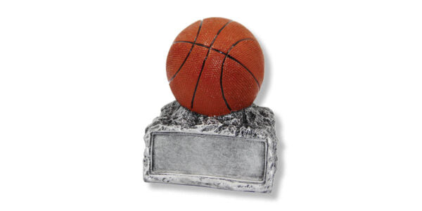 Basketball Trophy, silver base