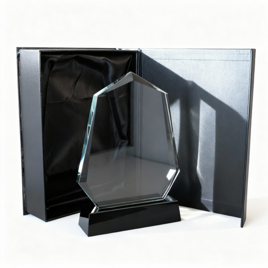 Geometric Crystal Trophy, black base