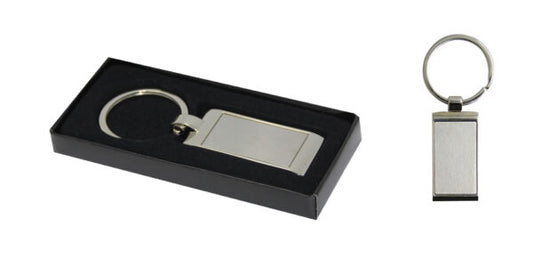 Square Metal Keychain