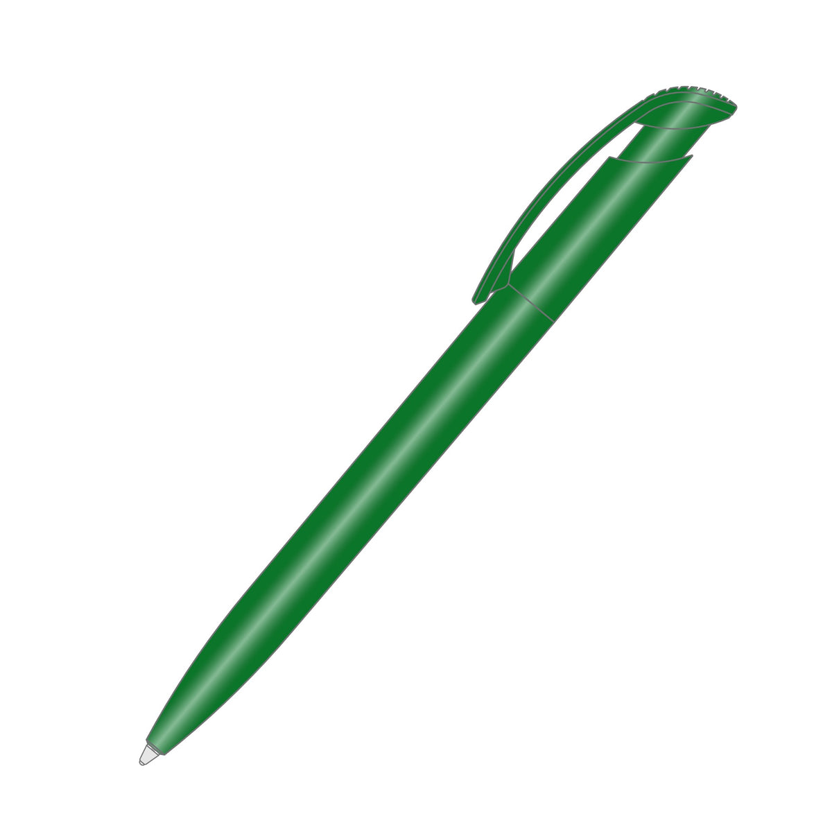 Clear Shiny Pen Green