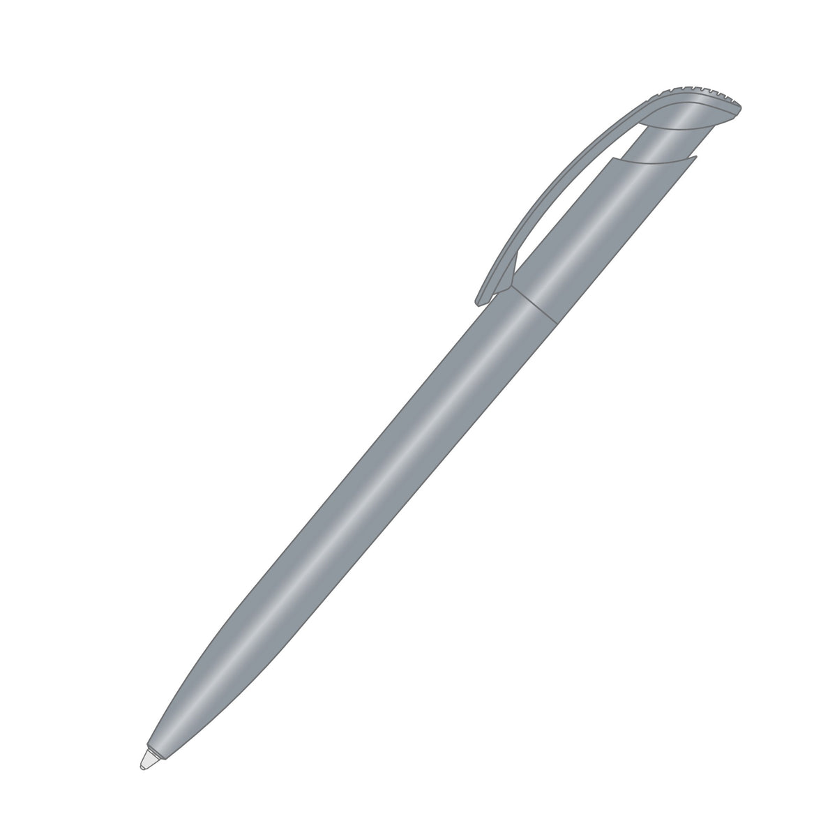 Clear Shiny Pen Grey