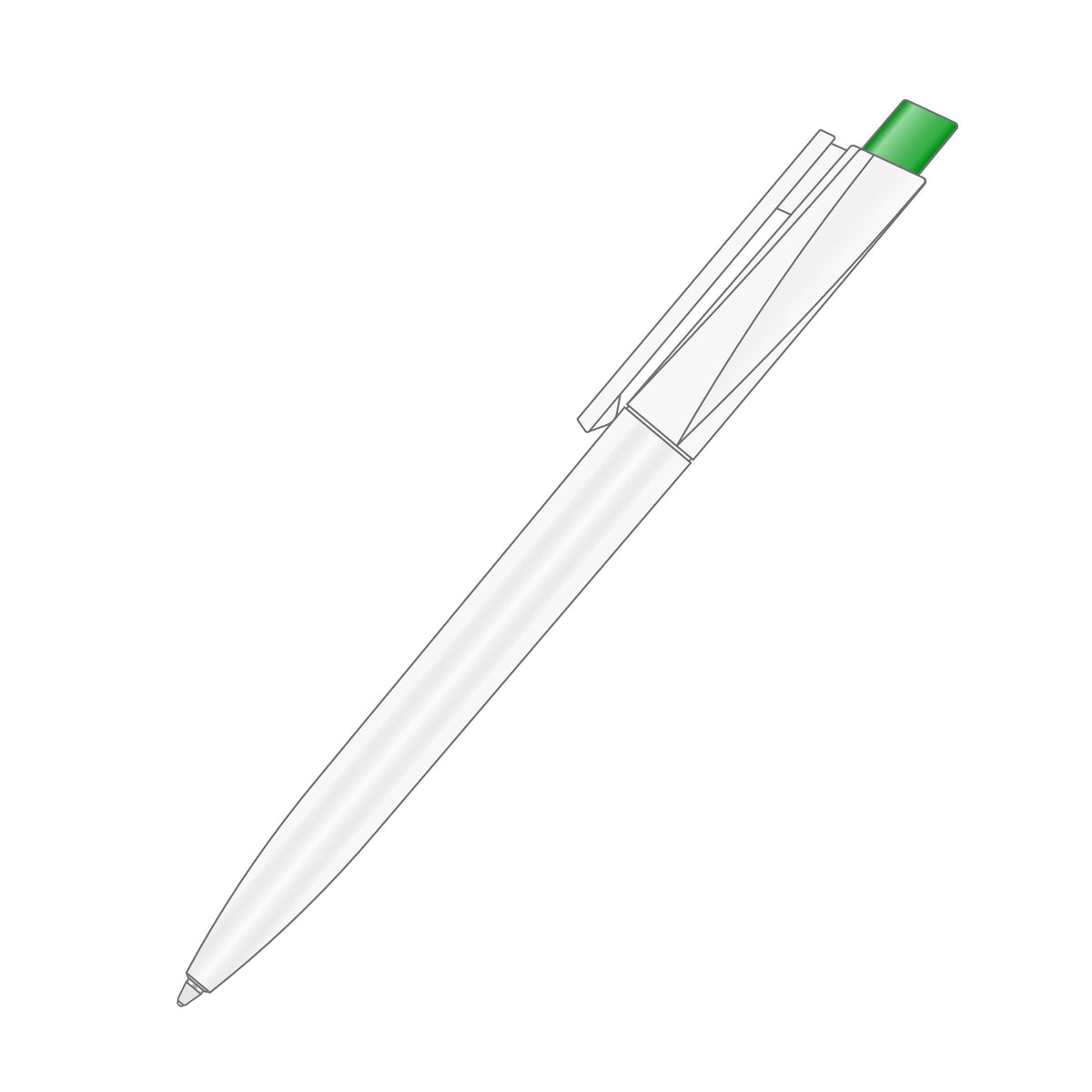 Crest Pen Green
