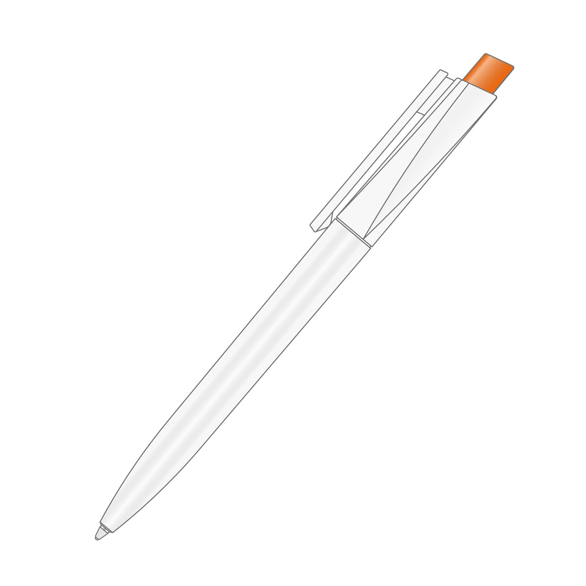 Crest Pen Orange