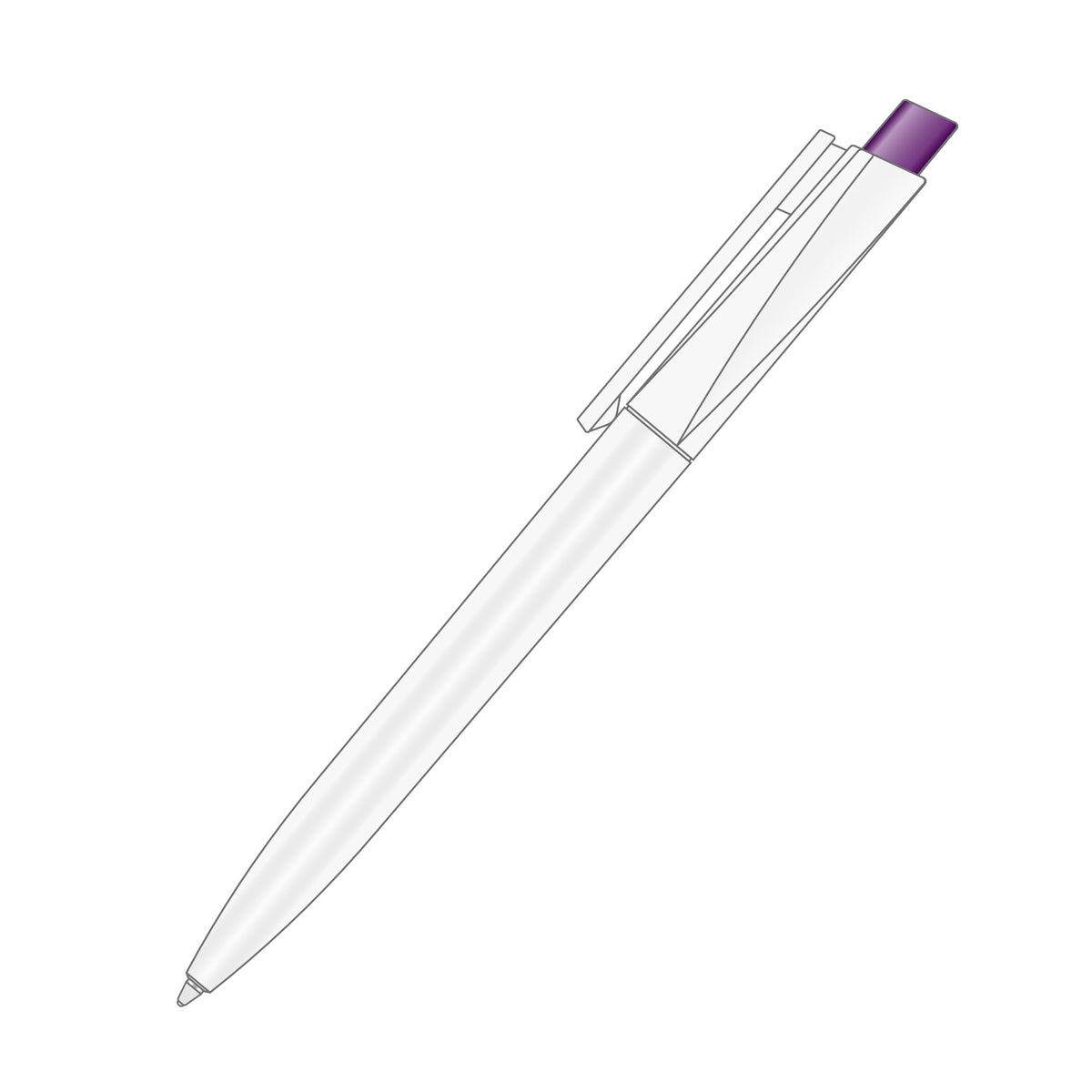 Crest Pen Purple