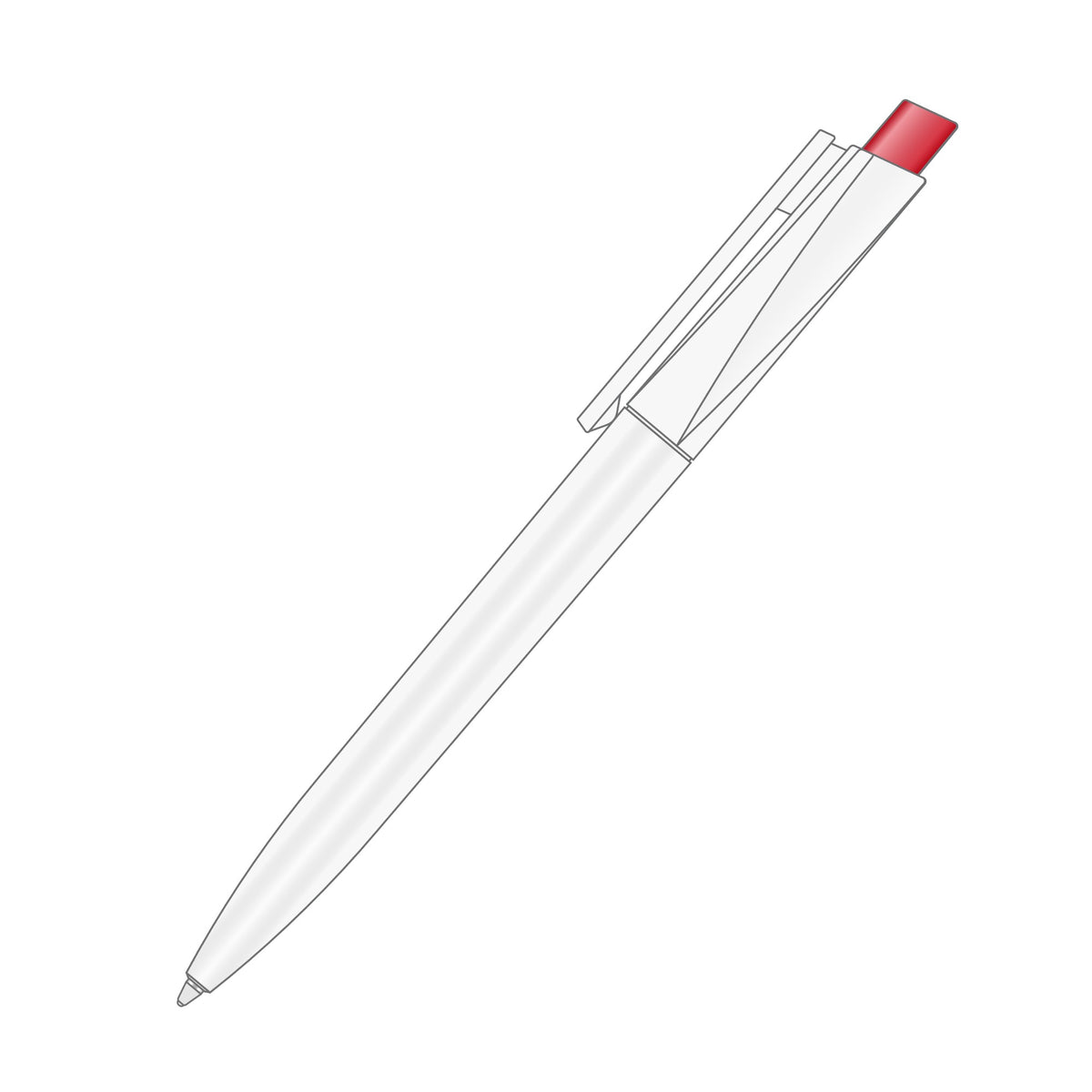 Crest Pen Red